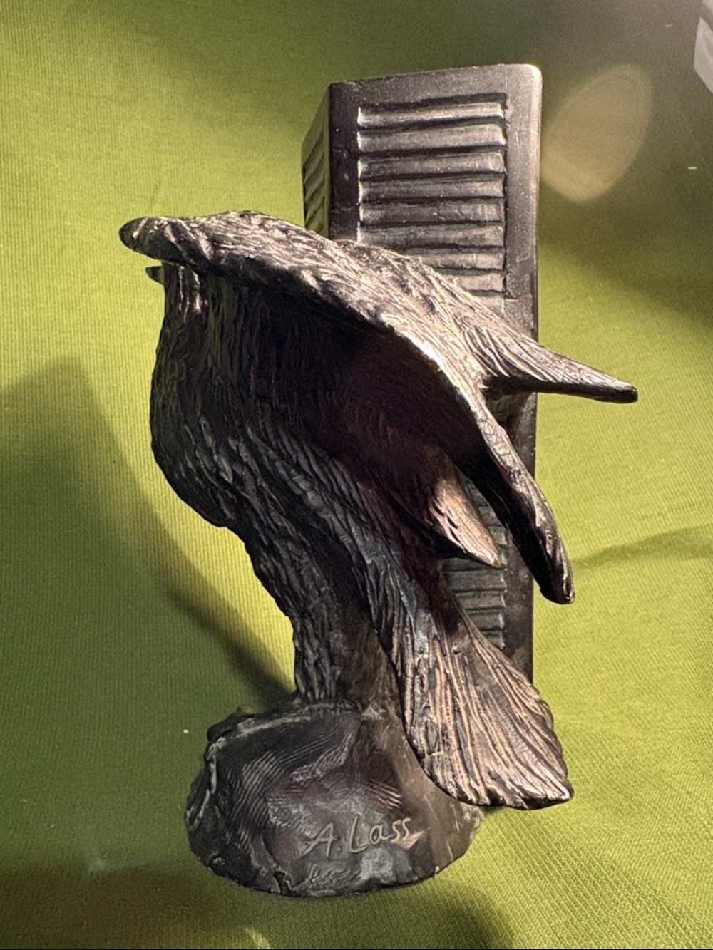 Raven/Crow A Lass Bookend - Picture 2 of 7